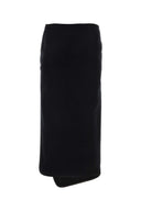Ann Demeulemeester Black Felt Oline Skirt