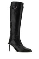 Stivali in pelle nera di Ann Demeulemeester