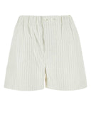 Bottega Veneta Imprimé en cuir short