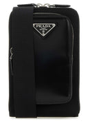 Prada Black Nylon and Leather Phone Case