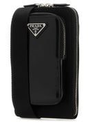 Prada Black Nylon and Leather Phone Case