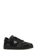 Prada Black Leather Sneakers