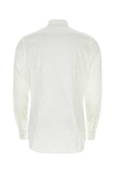 Prada White Stretch Poplin Shirt