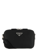 Prada Black Leather Brique Crossbody Bag