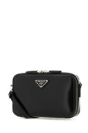 Prada Black Leather Brique Crossbody Bag