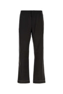 Prada Black Seidenpyjama Hose