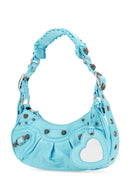Balenciaga Light Blue Nappa Leather Le Cagole Xs Shoulder Bag