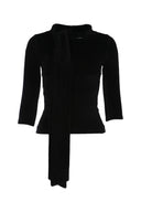 Balenciaga وشاح الياقة المدورة