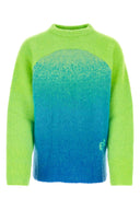 Suéter de mezcla de mohair multicolor de ERL