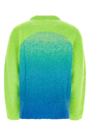 Suéter de mezcla de mohair multicolor de ERL