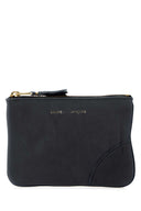 Comme des Garcons Schwarzer Lederbeutel