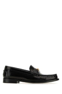 Versace Black Leder Medusa 95 Slipper