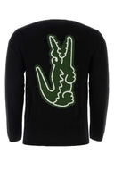 Comme des Garcons Hemd schwarz Wolle Comme des Garã§ons Spiele X Lacoste -Pullover