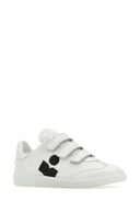 Isabel Marant Etoile White Leather Logo Classic Sn Sneakers
