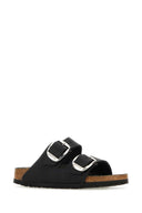 Birkenstock Black Leder Arizona BS Pantoffeln