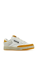 Reebok Two Tone Leather And Suede Club C Sneakers