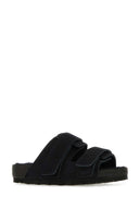 Birkenstock 1774 Black Suede Birkenstock X Tekla Uji Slippers