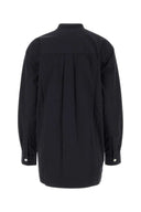 Tekla Slate Cotton Pyjama Shirt