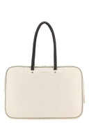 Adidas Ivory Leather Adidas X Wales Bonner Travel Bag
