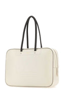 Adidas Ivory Leather Adidas X Wales Bonner Travel Bag