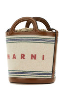 Marni Ivory Canvas Tropicalia Bucket Bag