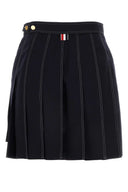 Thom Browne Midnight Blue Wool Skirt