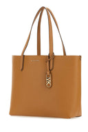 Michael de Michael Kors Camel Leather Extra Bolse de compras Eliza