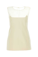 Khaite Elfenbein Baumwollmischung Top
