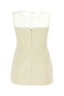 Khaite Elfenbein Baumwollmischung Top