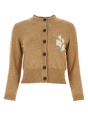 Isabel Marant Etoile Melangã¨ Biscuit Cotton Blend Newton Cardigan