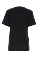 Isabel Marant Etoile Black Linen Zewel T Shirt