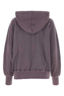Maison margiela sudadera de algodón púrpura