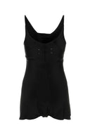 Maison Margiela Black Satin Jumpsuit