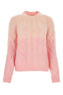 Suéter de mezcla de mohair de maison margiela rosa