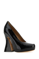Maison Margiela Black Leather Sketch Pumps