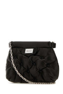 Maison Margiela Black Nappa Leather Baby Glam Slam Classique Crossbody Bag
