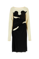 MAISON MARGIELA TWO TONE Jersey Vestido