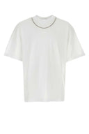Emboscada camiseta de algodón blanco
