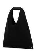 Mm6 Maison Margiela Black Canvas Japanese Handbag