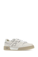 Fendi Match Sneakers aus zweifarbigem Leder