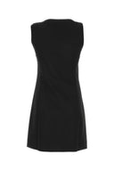 Vestido ajustado de Coperni Black Stretch Jersey