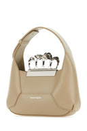 Alexander Mcqueen Silver Leather Small Seal Shoulder Bag
