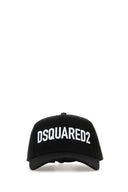 Dsquared Black Cotton Baseball Cap