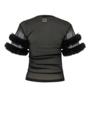 Gucci Black Jersey Top