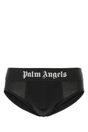 Palm Angels Black Stretch Cotton korte set