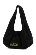 Patou Black Satin Le Biscuit Handbag
