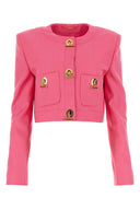 Moschino Fuchsia Stretch Gabardine Blazer