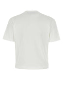 Camiseta de jersey blanca dsquared