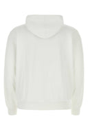 Sudadera de algodón blanco dsquared