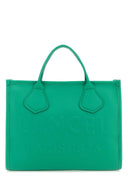 Lancel Emerald Green Leather Jour Medium Shopping Bag